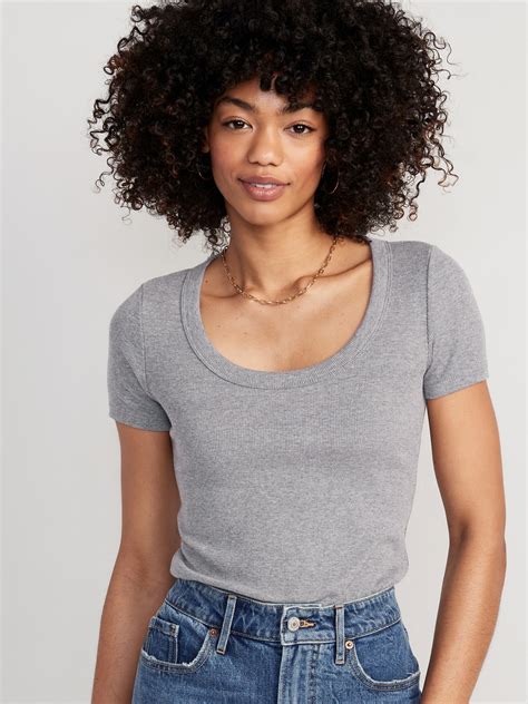 scoop neck crop tee|Amazon.com: Womens Scoop Neck Tee.